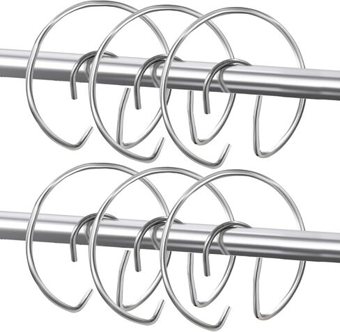 Double Pocket Chart Ring Metal Chart Stand Ring Pocket Chart Hook Clip Accessory Chart Stand Teacher Helper Hooks for Teacher Classroom Tools (6) in Kuwait