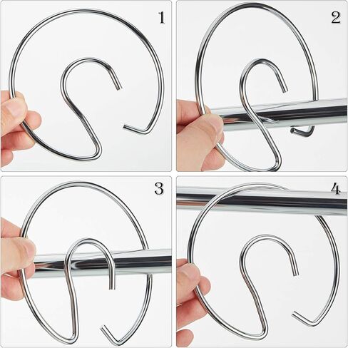 Double Pocket Chart Ring Metal Chart Stand Ring Pocket Chart Hook Clip Accessory Chart Stand Teacher Helper Hooks for Teacher Classroom Tools (6) in Kuwait