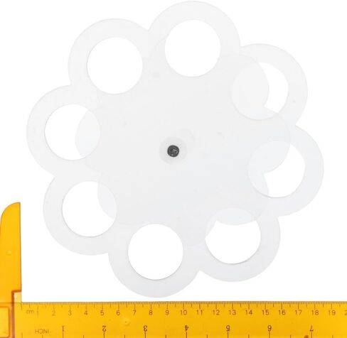 حامل مخروط ايس كريم شفاف على شكل زهرة من هوبين، حامل لفائف السوشي من الاكريليك، رف حامل مخروطي للحفلات والزفاف واعياد الميلاد والذكرى السنوية in Kuwait