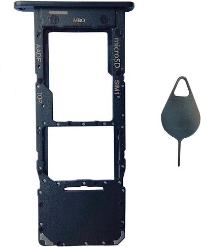 ubrokeifixit Galaxy A14 5G A146U1 Micro SD Card Tray، فتحة واحدة لبطاقة Sim واحدة بديلة لهاتف Samsung Galaxy A14 5G A146U1 A146W A146U 6.6 بوصة 2023 (A146U-أسود) in Saudi Arabia