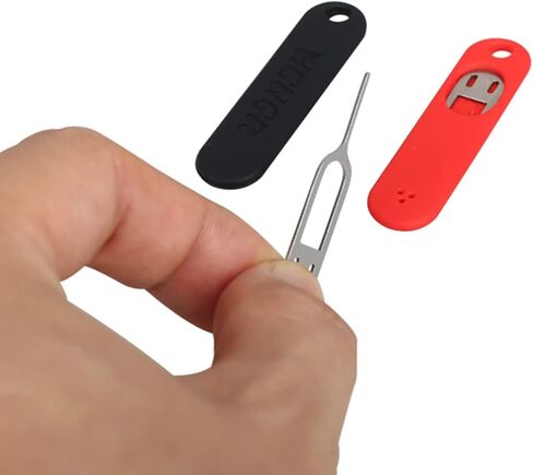 GN SIM Cellphones SIM Card Tray Opening Removal Tool Ejector Pin Suitable for iPhone, iPad, Samsung Smartphone (4 PCS Case+10 PCS sim Pin) in Saudi Arabia