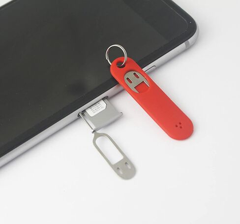 GN SIM Cellphones SIM Card Tray Opening Removal Tool Ejector Pin Suitable for iPhone, iPad, Samsung Smartphone (4 PCS Case+10 PCS sim Pin) in Saudi Arabia