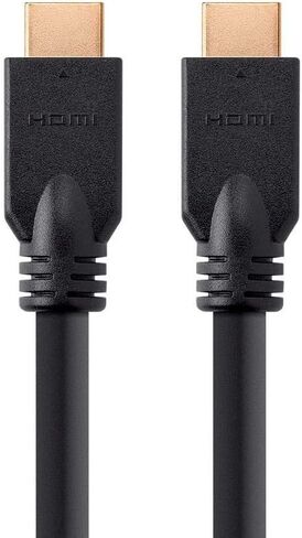 كابل Monoprice HDMI - 50 قدم - أسود (بدون شعار) سرعة عالية، 1080p@60 هرتز، 10.2 جيجابت في الثانية، 24AWG، CL2، متوافق مع تلفزيون UHD والمزيد - سلسلة تجارية in Saudi Arabia