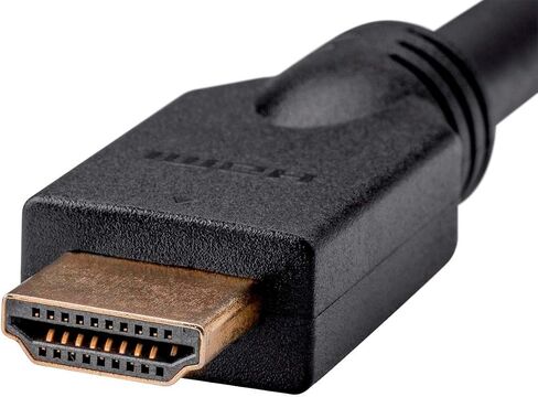 كابل Monoprice HDMI - 50 قدم - أسود (بدون شعار) سرعة عالية، 1080p@60 هرتز، 10.2 جيجابت في الثانية، 24AWG، CL2، متوافق مع تلفزيون UHD والمزيد - سلسلة تجارية in Saudi Arabia