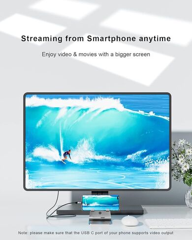 كابل Fastdot USB C إلى HDMI بطول 6 أقدام/1.8 متر (4K@30 هرتز)، كابل HDMI متوافق مع Thunderbolt 3 USB من النوع C متوافق مع MacBook Pro MacBook Air iPad Pro iMac ChromeBook Pixel in Kuwait