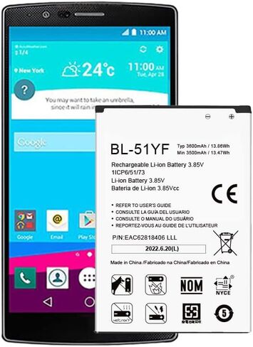 بطارية Soseeiu LG V20، (𝟮𝟬𝟮𝟰 𝗡𝗲𝘄 𝗨𝗽𝗴𝗿𝗮𝗱𝗲𝗱) بطارية بديلة لجهاز LG V20 BL-44E1F H910 H918 LS997 US996 VS995,Stylo 3/Stylo 3 بالإضافة إلى بطارية احتياطية 3200 مللي أمبير في الساعة 3.85 فولت/12.3 وات في الساعة in Saudi Arabia
