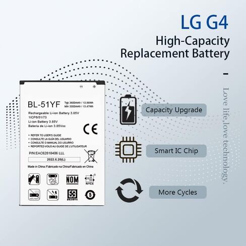 بطارية Soseeiu LG V20، (𝟮𝟬𝟮𝟰 𝗡𝗲𝘄 𝗨𝗽𝗴𝗿𝗮𝗱𝗲𝗱) بطارية بديلة لجهاز LG V20 BL-44E1F H910 H918 LS997 US996 VS995,Stylo 3/Stylo 3 بالإضافة إلى بطارية احتياطية 3200 مللي أمبير في الساعة 3.85 فولت/12.3 وات في الساعة in Saudi Arabia