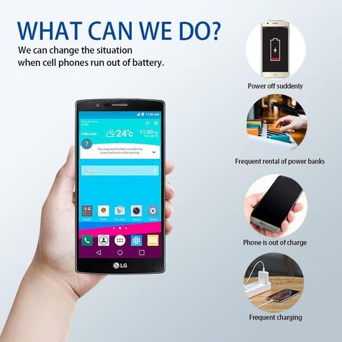 بطارية Soseeiu LG V20، (𝟮𝟬𝟮𝟰 𝗡𝗲𝘄 𝗨𝗽𝗴𝗿𝗮𝗱𝗲𝗱) بطارية بديلة لجهاز LG V20 BL-44E1F H910 H918 LS997 US996 VS995,Stylo 3/Stylo 3 بالإضافة إلى بطارية احتياطية 3200 مللي أمبير في الساعة 3.85 فولت/12.3 وات في الساعة in Saudi Arabia