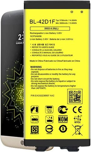 بطارية Soseeiu LG V20، (𝟮𝟬𝟮𝟰 𝗡𝗲𝘄 𝗨𝗽𝗴𝗿𝗮𝗱𝗲𝗱) بطارية بديلة لجهاز LG V20 BL-44E1F H910 H918 LS997 US996 VS995,Stylo 3/Stylo 3 بالإضافة إلى بطارية احتياطية 3200 مللي أمبير في الساعة 3.85 فولت/12.3 وات في الساعة in Saudi Arabia