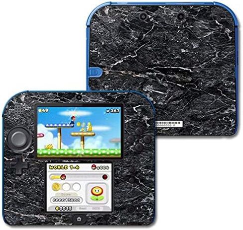 MightySkins Skin Compatible With Nintendo 2DS - Saffron Marble | Protective, Durable, and Unique Vinyl Decal wrap cover | Easy To Apply, Remove, and Change Styles | Made in the USA in Saudi Arabia