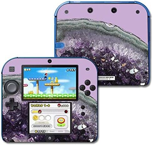 MightySkins Skin Compatible With Nintendo 2DS - Saffron Marble | Protective, Durable, and Unique Vinyl Decal wrap cover | Easy To Apply, Remove, and Change Styles | Made in the USA in Kuwait