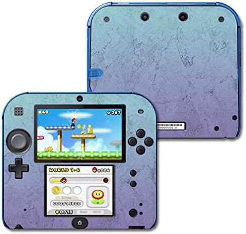 MightySkins Skin Compatible With Nintendo 2DS - Saffron Marble | Protective, Durable, and Unique Vinyl Decal wrap cover | Easy To Apply, Remove, and Change Styles | Made in the USA in Saudi Arabia