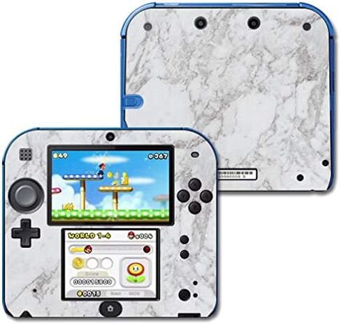 MightySkins Skin Compatible With Nintendo 2DS - Saffron Marble | Protective, Durable, and Unique Vinyl Decal wrap cover | Easy To Apply, Remove, and Change Styles | Made in the USA in Saudi Arabia