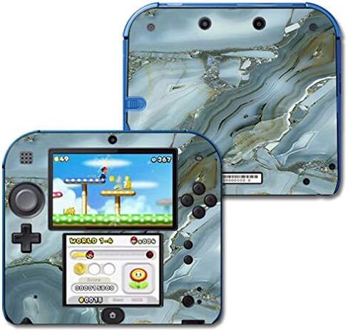 MightySkins Skin Compatible With Nintendo 2DS - Saffron Marble | Protective, Durable, and Unique Vinyl Decal wrap cover | Easy To Apply, Remove, and Change Styles | Made in the USA in Saudi Arabia
