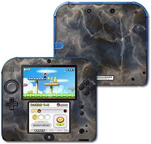 MightySkins Skin Compatible With Nintendo 2DS - Saffron Marble | Protective, Durable, and Unique Vinyl Decal wrap cover | Easy To Apply, Remove, and Change Styles | Made in the USA in Saudi Arabia