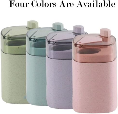 AKOAK 1 Pack Solid Color Toothpick Holder, Toothpick Storage Box, Pop-up Automatic Toothpick Rack Dispenser, Strong and Safe (Purple) in Kuwait