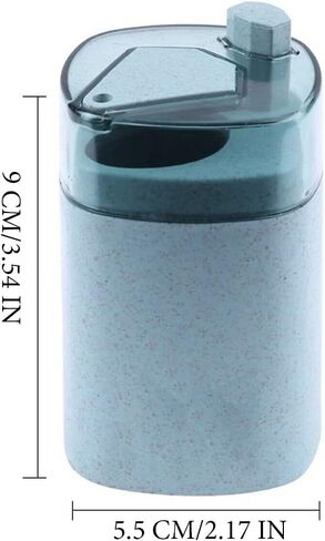 AKOAK 1 Pack Solid Color Toothpick Holder, Toothpick Storage Box, Pop-up Automatic Toothpick Rack Dispenser, Strong and Safe (Purple) in Kuwait