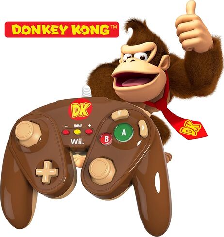 PDP Replica Donkey Kong Wired Gamecube Controller Wii U in Saudi Arabia