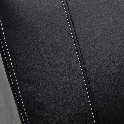 Vinsetto Executive Office Chair, PU Leather Computer Chair with 360 Degree Swivel Wheels, Adjustable Height, Tilt Function, Black in Kuwait