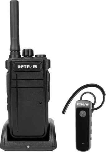 Retevis RB37 New Version,Bluetooth Walkie Talkies for Adults,Two Way Radio with Earpiece,VOX,2000mAh,Type-c,Wireless Walkie Talkies (1 Pack) in Saudi Arabia