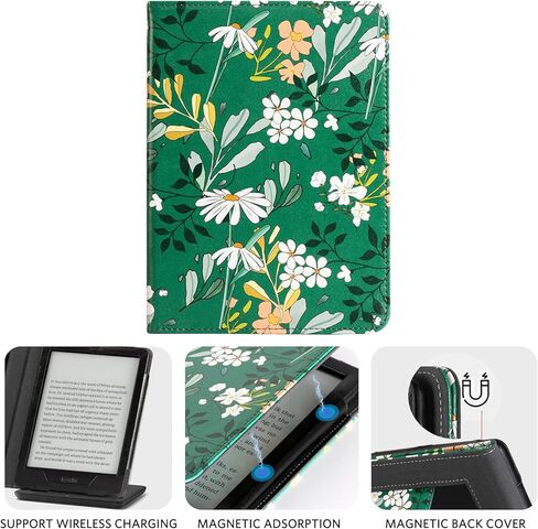 CoBak Case for Kindle Paperwhite - All New PU Leather Cover with Auto Sleep Wake, Hand Strap, Card Slot for Kindle Paperwhite Signature Edition and Kindle Paperwhite 11th Generation 2021 Released in Saudi Arabia