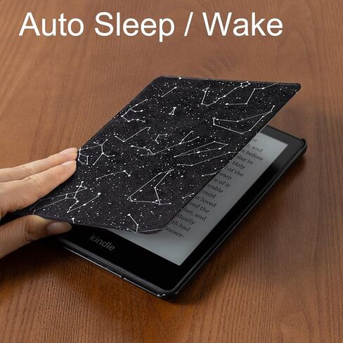 CoBak Case for Kindle Paperwhite - All New PU Leather Cover with Auto Sleep Wake Feature for Kindle Paperwhite Signature Edition and Kindle Paperwhite 11th Generation 2021 Released in Saudi Arabia