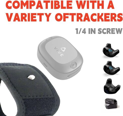 Jadery VR Tracker Straps الخصر، لـ Vive Ultimate Tracker، Vive Tracker، Tundra Tracker - حزام تتبع كامل الجسم (نموذج جديد لعام 2024) in Kuwait