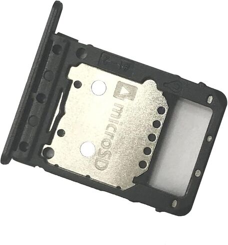 FainWan SIM Card Tray+Micro SD Card Tray Holder Slot Replacement Parts for Galaxy Tab S6 Lite SM-P610/P615 The Models (Black) in Saudi Arabia