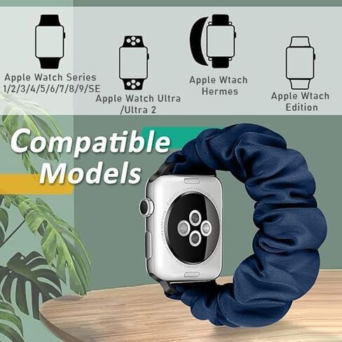 Fimpressiont 10 Packs Compatible with Apple Watch Bands Scrunchies 38mm 40mm 41mm 42mm 44mm 45mm 49mm Women Girls Cute Pattern Fabric Wristbands Straps Band for iWatch Ultra/Ultra 2 Series 9/8/7/6/5/4/3/2/1/SE in Saudi Arabia