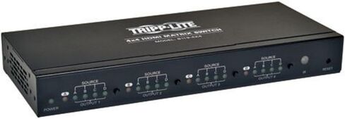 Tripp Lite 2-Port HDMI Switch for Video and Audio, 4K x 2K UHD @ 60 Hz (HDMI F/2xF) with Remote Control (B119-002-UHD),BLACK in Saudi Arabia