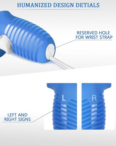 غطاء مقابض وحدة التحكم Colelulu متوافق مع ملحقات Meta/Oculus Quest 3، أشرطة تحكم سيليكون VR مع غطاءين لعصا التحكم غير قابلة للانزلاق، حماية فعالة لجهاز التحكم الخاص بك، زوج واحد (رمادي) in Kuwait