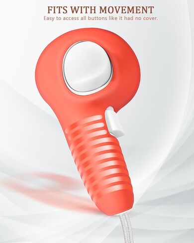 غطاء مقابض وحدة التحكم Colelulu متوافق مع ملحقات Meta/Oculus Quest 3، أشرطة تحكم سيليكون VR مع غطاءين لعصا التحكم غير قابلة للانزلاق، حماية فعالة لجهاز التحكم الخاص بك، زوج واحد (رمادي) in Kuwait