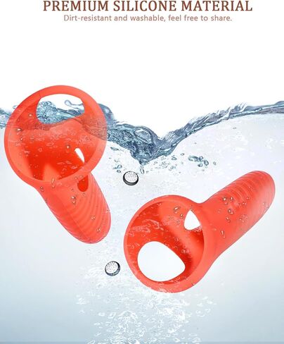 غطاء مقابض وحدة التحكم Colelulu متوافق مع ملحقات Meta/Oculus Quest 3، أشرطة تحكم سيليكون VR مع غطاءين لعصا التحكم غير قابلة للانزلاق، حماية فعالة لجهاز التحكم الخاص بك، زوج واحد (رمادي) in Kuwait