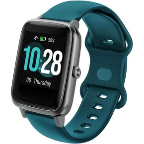 سوار بديل من السيليكون الناعم مقاس 19 ملم متوافق مع Veryfitpro ID205، ID205L، ID205U، ID205S، ID205G، ID215G، ID216، SW020، SW021، SW023، YM020، YM021، YM023، YM205L، Uwatch3 GT Ufit Smart Watch in Kuwait