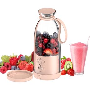 Portable Blender, Personal Smoothie Maker with 6 Blades, Rechargeable Mini Juicer Cup, 17 oz with Travel Lid for Outdoors, Camping, Office, Kitchen (Black) in Saudi Arabia