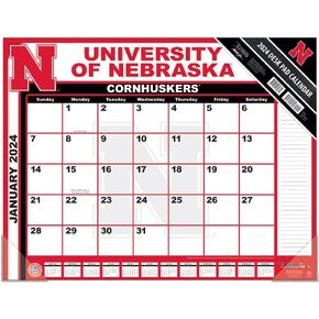 Turner Sports Nebraska Cornhuskers 2024 22X17 Desk Calendar (24998061484) in Kuwait