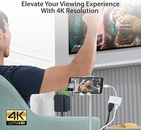 محول j5create USB-C إلى 4K HDMI مع توصيل الطاقة، يدعم فيديو 4K UHD، طاقة مرور تصل إلى 100 واط للأجهزة المتصلة، متوافق مع MacBook وiPad والهواتف الذكية والكمبيوتر المحمول (JCA152) in Saudi Arabia