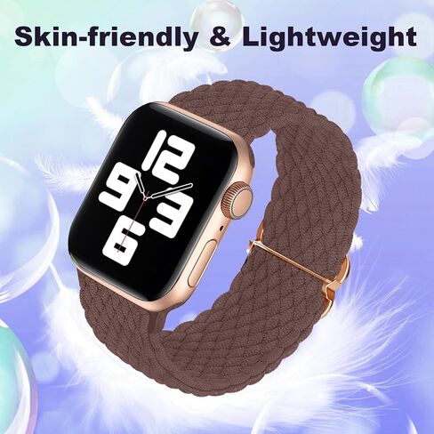 4 عبوات من حلقات منفردة مضفرة متوافقة مع سوار ساعة Apple 38 مم 40 مم 41 مم 42 مم 44 مم 45 مم 49 مم، سوار معصم من النايلون المنسوج القابل للغسل للنساء والرجال لسلسلة iWatch 9 8 7 6 5 4 3 2 1 SE Ultra in Kuwait