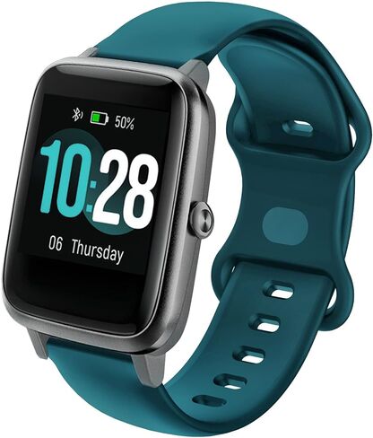 سوار بديل من السيليكون الناعم مقاس 19 ملم متوافق مع Veryfitpro ID205، ID205L، ID205U، ID205S، ID205G، ID215G، ID216، SW020، SW021، SW023، YM020، YM021، YM023، YM205L، Uwatch3 GT Ufit Smart Watch in Kuwait