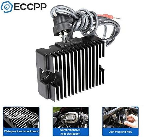 مقوم منظم الجهد من ECCPP يصلح لمنظم الجهد 2014 Harley-Davidson CVO 1991-1999 Harley-Davidson Dyna 2009-2014 Harley-Davidson Street Glide 74519-88 74519-88A H1988 in Kuwait