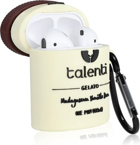 Oqplog for AirPod 2/1 Case Food Design Cover for AirPods Silicone Cases Air Pods Cute Funny Cartoon 3D Kawaii Fun Soft Designer Unique Fashion Cool Pretty for Girls Boys Teen Girly (Bull) in Saudi Arabia