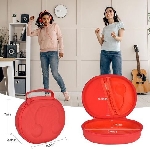EVA Hard Case for JBL Live 770NC/670NC/660NC/650BT/460NC/400BT/500BT and JBL Tune 770NC/710BT/720BT/700BT/750BT/520BT/510BT/760NC/660NC/500/E45BT Wireless Headphone - Black in Kuwait