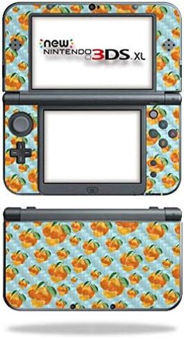 MightySkins Carbon Fiber Skin for Nintendo New 3DS XL (2015) - Burger Heaven | Protective, Durable Textured Carbon Fiber Finish | Easy to Apply, Remove, and Change Styles | Made in The USA in Saudi Arabia