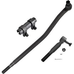 ASTARPRO - 3 قطع 4WD وصلة سحب قضيب ربط داخلي أمامي ونهاية قضيب ربط خارجي وأكمام قابلة للتعديل متوافقة مع 1999-2004 Ford Excursion F-250 F-350 F-450 F-550 Super Duty in Saudi Arabia