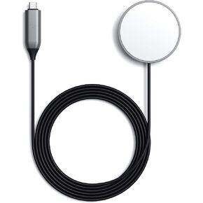 ساتيشي كيبل شحن لاسلكي مغناطيسي USB C (شاحن لاسلكي مغناطيسي) - متوافق مع ايفون 15 برو ماكس/15 برو/15/15 بلس، ايفون 14 برو ماكس/14 برو/14/14 بلس والمزيد in Kuwait