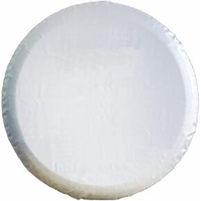 Silver White Spare Tire Cover, Lots of Size for Honda CRV, Toyota RAV4, Suzuki Cars, Fit Most of SUV, Trailer, RV, Truck, Weatherproof Spare Wheel Protector (S: 205/75R15, 215/65R16)