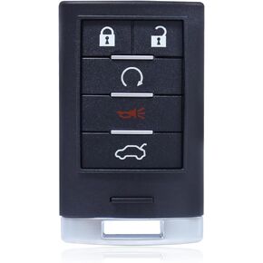 Yuksood Key Fob Replacement, Car Key Fob Compatible with 2008 2009 2010 2011 2012 2013 2014 2015 Cadillac CTS 2008 2009 2010 2011Cadillac STS, M3N5WY7777A in Kuwait
