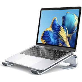 AIWEE Laptop Stand for Desk,Aluminum Computer Riser,Sturdy Stable Ergonomic Metal Holder Compatible with MacBook Pro Stand Air/Dell/HP/ 10-18inch Notebook,Work Home Office in Saudi Arabia