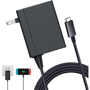 Switch Charger - Fast Charger AC Adapter for Nintendo Switch Dock/Switch and Pro Controller with Type C Charging kit (Support TV Mode) in Kuwait