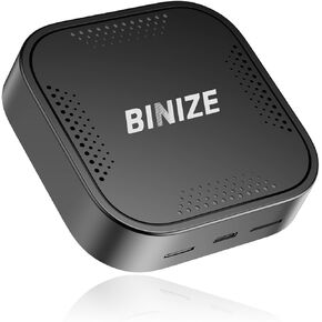 Binize محول Carplay اللاسلكي Android Auto Wireless Magic Box جهاز بث للسيارة Carplay Ai Box نظام Android صندوق فيديو الوسائط المتعددة Stream Netflix/YouTube/Spotify Plug&Play in Kuwait